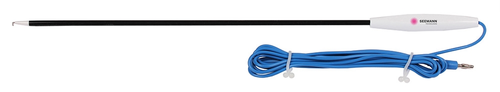 single-use monopolar hook-electrode for Laparoscopy, working length 330 mm, with connecting cable 3 